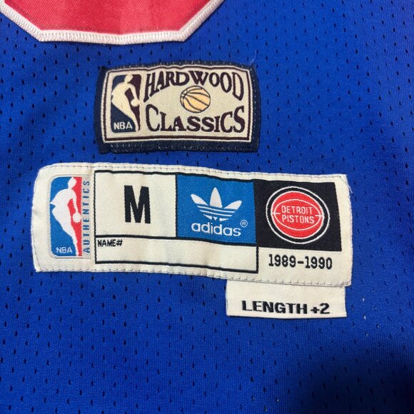 Adidas Detroit Pistons Bill Laimbeer 1989-1990 Hardwood Classics jersey - Picture 3 of 6